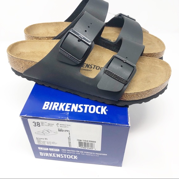 Birkenstock Arizona Black Sandals Shoes - Picture 6 of 8